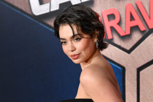 Auli'i Cravalho at Marvel Studios' "Captain America: Brave New World" Premiere held at El Capitan Theatre on February 11, 2025 in Los Angeles, California. (Photo by Michael Buckner/Variety via Getty Images)